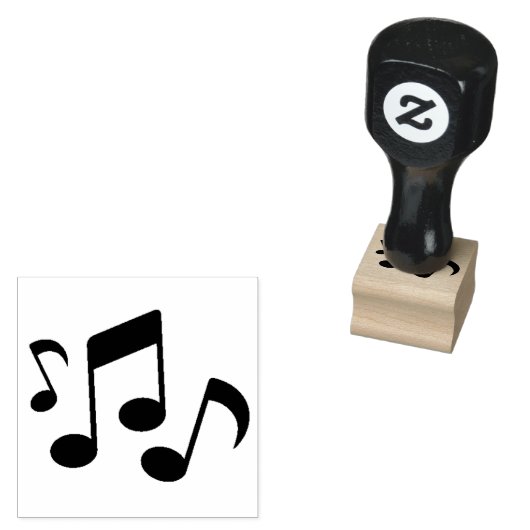 muziekwitte achtergrond rubberstempel (Gestempeld)