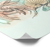  muziekzeemeermin onder Zee Poster (Hoek)