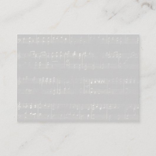 Muzikaal Baby shower Breng een boek Insert Informatiekaartje (Achterkant)