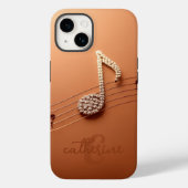Muzikaal Case-Mate iPhone Case (Achterkant)