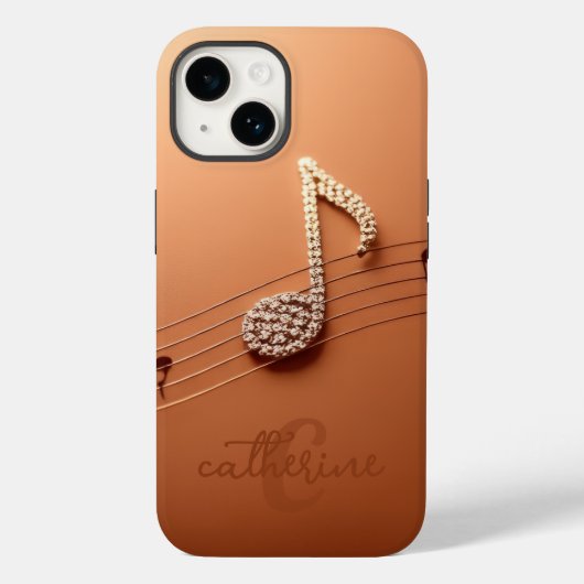 Muzikaal Case-Mate iPhone Case (Achterkant)