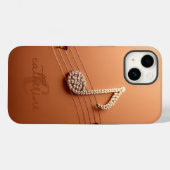 Muzikaal Case-Mate iPhone Case (Achterkant (horizontaal))