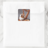 Muzikaal Caviaatje Sticker – Kunstzinnig (Tas)