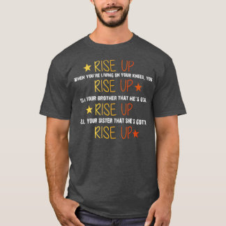 Muzikaal citaat stijgen t-shirt