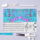 Muzikaal Coördinerend Weefseldocument voor DIY Tissuepapier (Craft)