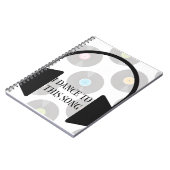 Muzikaal dans ik op dit liedje notitieboek (Linkerzijde)