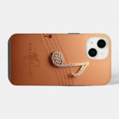 Muzikaal iPhone Hoesje (Achterkant horizontaal)
