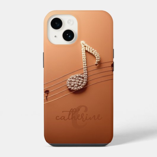 Muzikaal iPhone Hoesje (Achterkant)