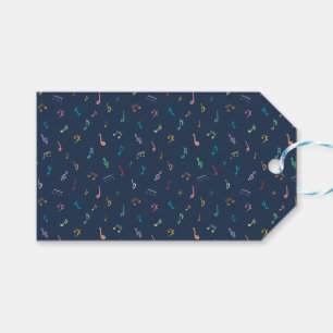 Muzikaal label cadeaulabel