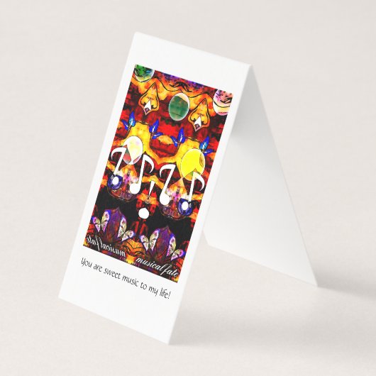 muzikaal lot kaart (Voorkant)