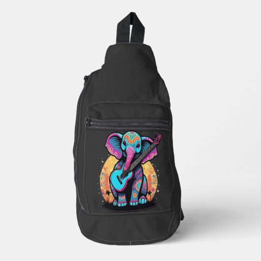 Muzikaal Pachyderm Sling Bag (Voorkant)