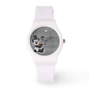 Muzikaal Panda Sportief horloge