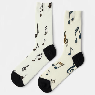Muzikaal patroon sokken