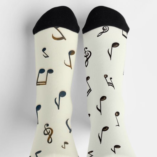Muzikaal patroon sokken (Top)