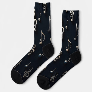 Muzikaal patroon sokken