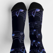 Muzikaal patroon sokken (Top)