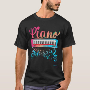 Muzikaal Pianist Piano Keyboard Schattige Piano Me T-shirt