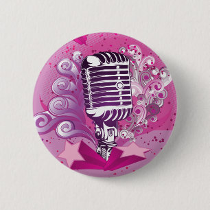muzikaal ronde button 5,7 cm