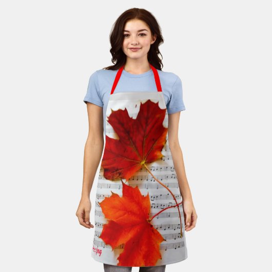 Muzikaal Schort (Gedragen)