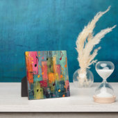 Muzikaal Thema Abstracte Kunst Fotoplaat (Insitu)