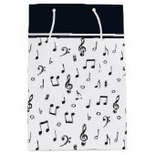 muzikaal thema kleine cadeautas tas (Voorkant)