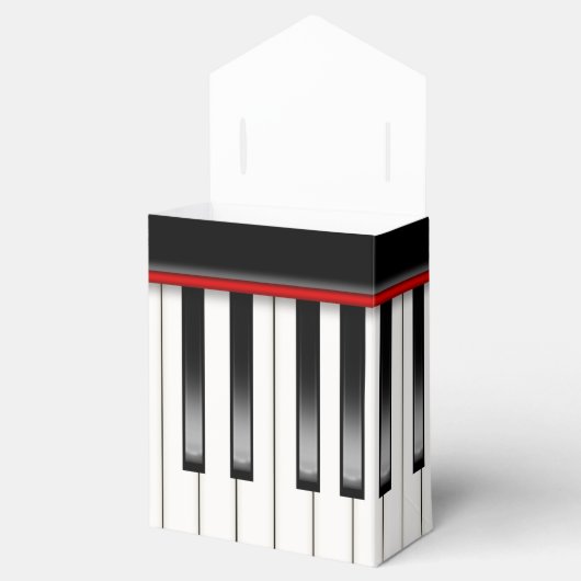 Muzikaal Toetsenbord voor Piano Overweging Bedankdoosjes (Geopend)