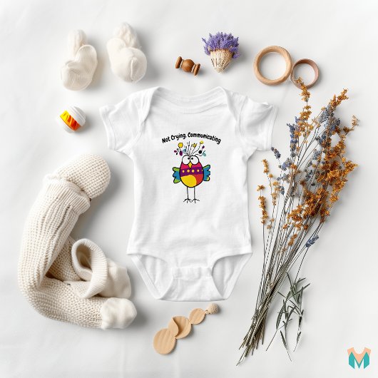 Muzikaal Vogel Cartoonesk Ontwerp Romper