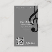 Muzikaans Visitekaartje (Achterkant)