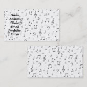 Muzikaans Visitekaartje (Voorkant / Achterkant)