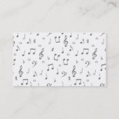 Muzikaans Visitekaartje (Achterkant)