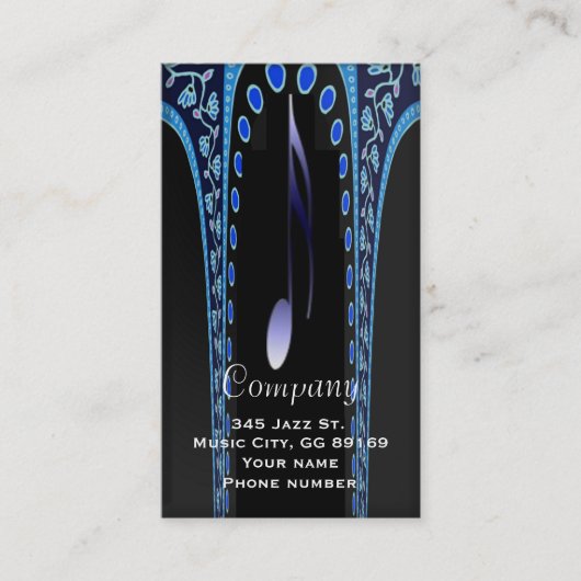 Muzikaans Visitekaartje (Voorkant)