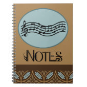 Muzikaanse laptop notitieboek (Voorkant)