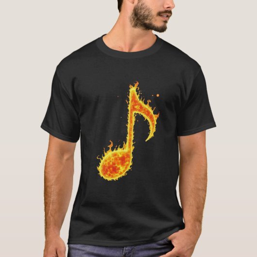 Muzikale acht noot t-shirt (Voorkant)