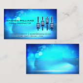 Muzikale achtergrond | geluidstechnicus visitekaartje (Voorkant / Achterkant)