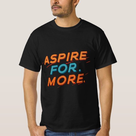 Muzikale aspiraties t-shirt (Voorkant)