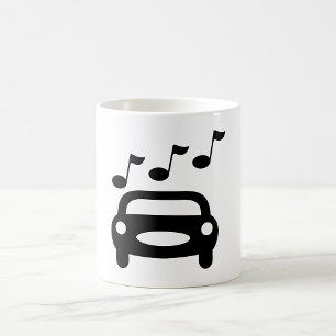 Muzikale Auto Koffiemok