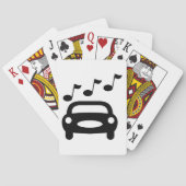 Muzikale Auto Pokerkaarten (Achterkant)