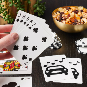 Muzikale Auto Pokerkaarten