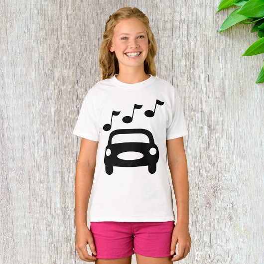 Muzikale Auto T-shirt