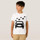 Muzikale Auto T-shirt (Voorkant volledig)