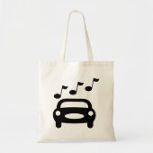 Muzikale Auto Tote Bag (Voorkant)