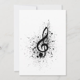 Muzikale bladmuziek muzieknoten patroon. Muziek Feestdagenkaart