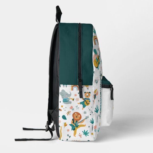 Muzikale bosdieren bedrukte rugzak (Links)