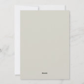 Muzikale dood Halloween Feestdagenkaart (Achterkant)