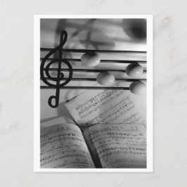 Muzikale eieren briefkaart