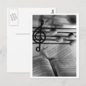 Muzikale eieren briefkaart (Voorkant / Achterkant)