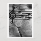 Muzikale eieren briefkaart (Voorkant)