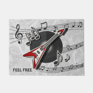 Muzikale elementen deurmat