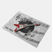 Muzikale elementen deurmat (Schuin)