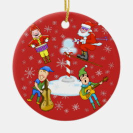 Muzikale Elfen Kerstband Kerst Ornament